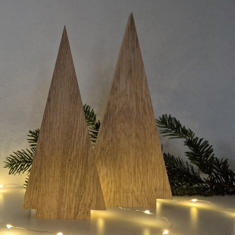 Holz Tannenbäume aus Eiche von Willi