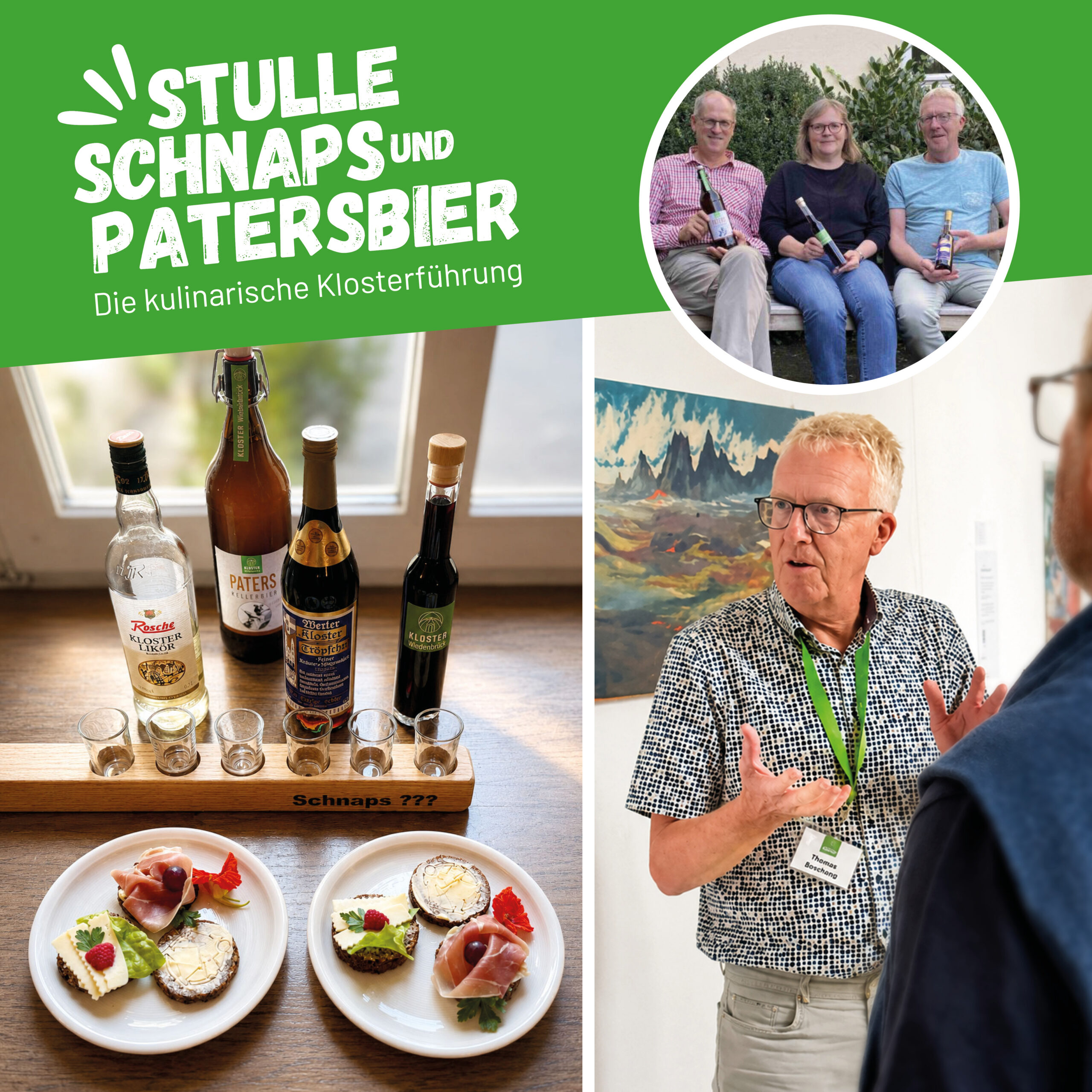 Stulle, Schnaps und Patersbier-die kulinarische Klosterführung