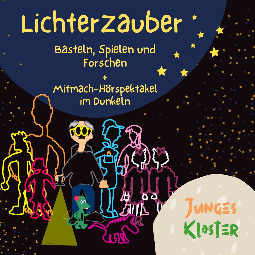 Eine Ankündigung, dass am 24.10.2025 eine Lichterfest im Kloster Wiedenbrück stattfindet.