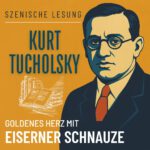Eine Ankündigung, dass am 28.10.2025 eine Lesung zu Kurt Tucholsky stattfindet.