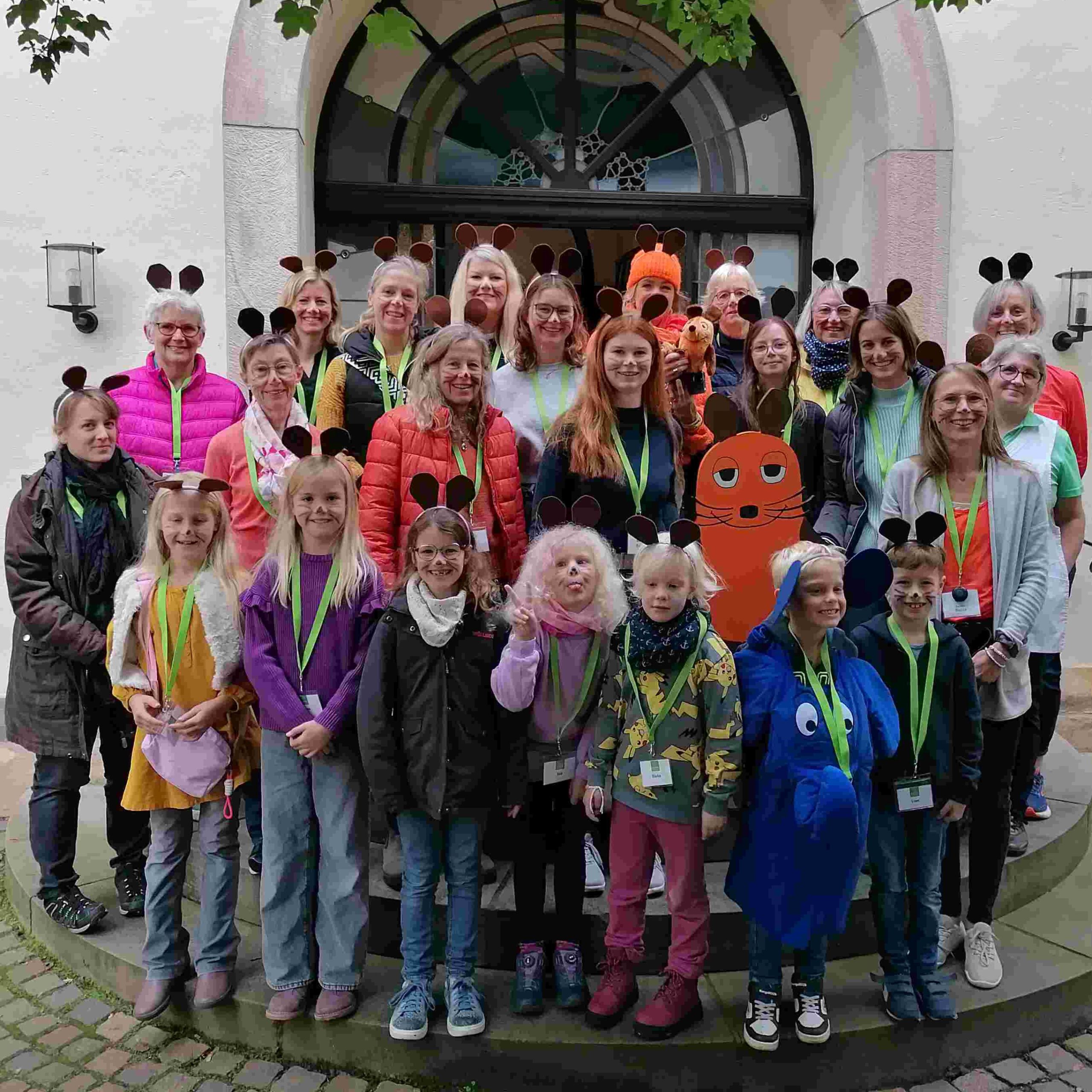 Türen auf mit der Maus 2024 - Team Junges Kloster Gruppenfoto