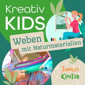 Am 21. August 2025 findet ein Weben mit Naturmaterialien für Kinder statt.