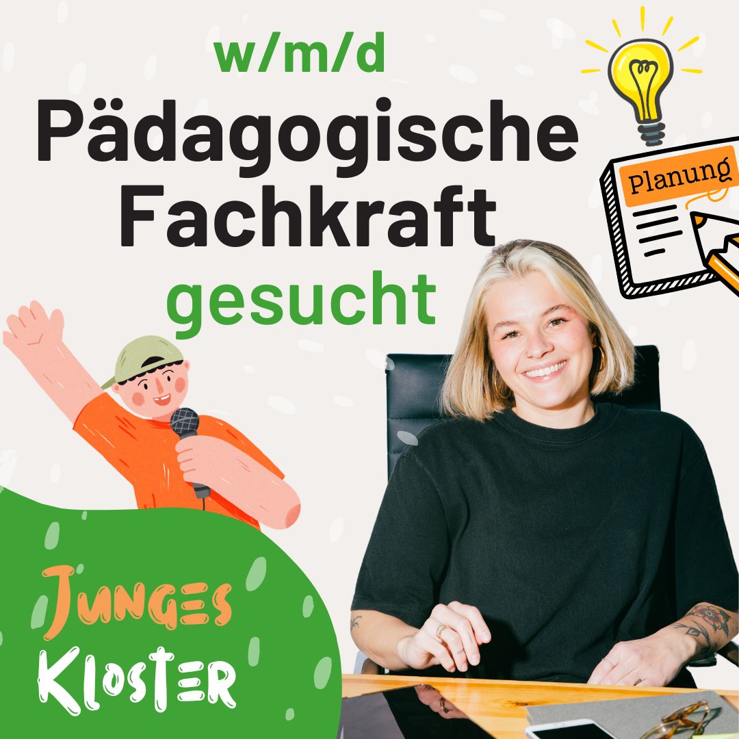 Jobs im Kloster Wiedenbrück – Pädagogische Fachkraft gesucht.