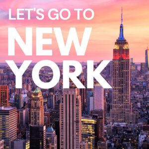 Eine Ankündigung zu dem Literaturabend "New York, New York" im Kloster Wiedenbrück am 14.11.2025.