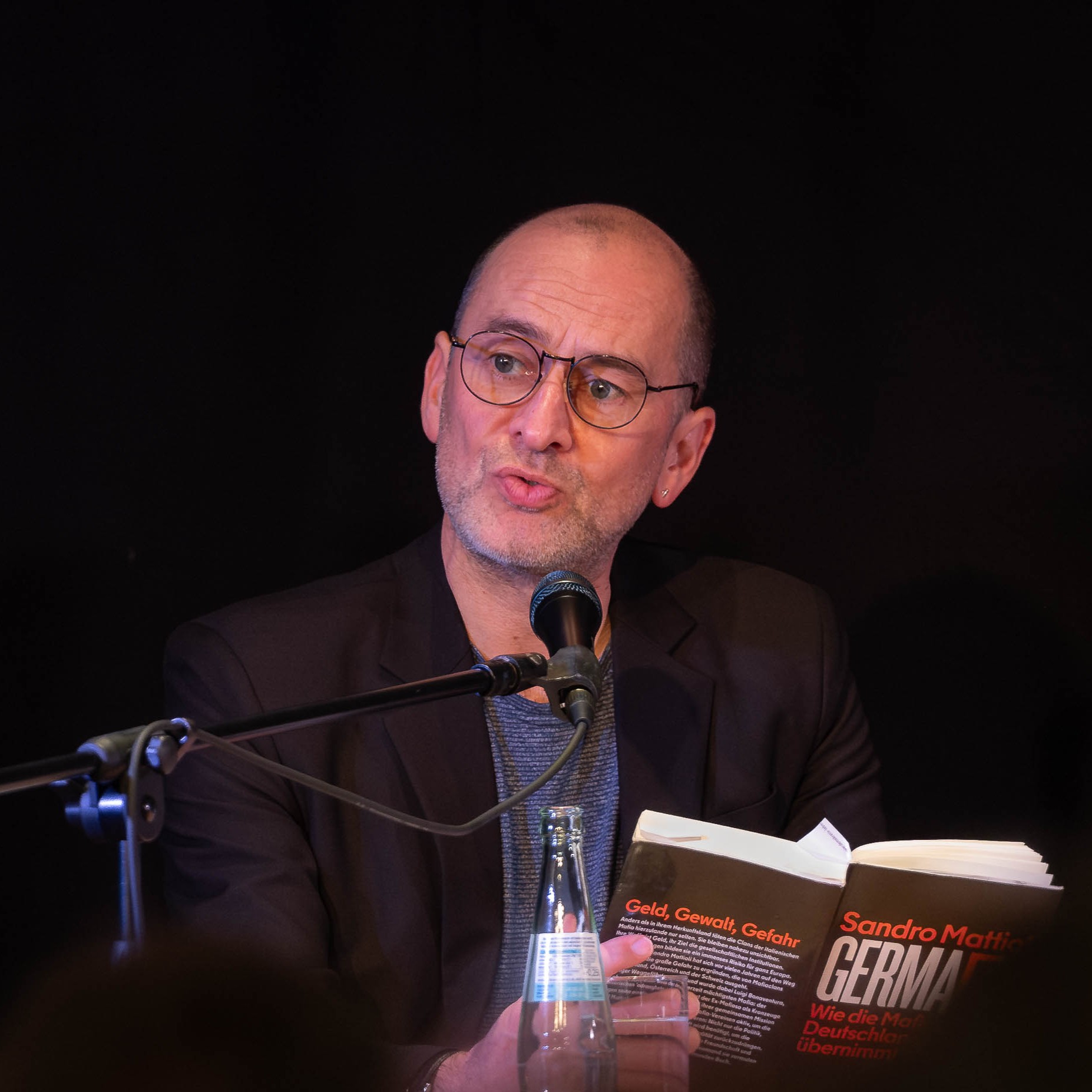 Eine Ankündigung zu einer Lesung mit Sandro Mattioli im Kloster Wiedenbrück am 11.03.2026.