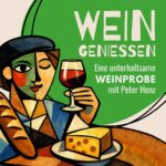 Eine Ankündigung, dass am 30. Mai 2026 eine Weinprobe im Kloster Wiedenbrück stattfindet.