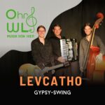 Eine Ankündigung, dass am 31. Mai 2026 das Trio Levcatho im Kloster Wiedenbrück auftritt.