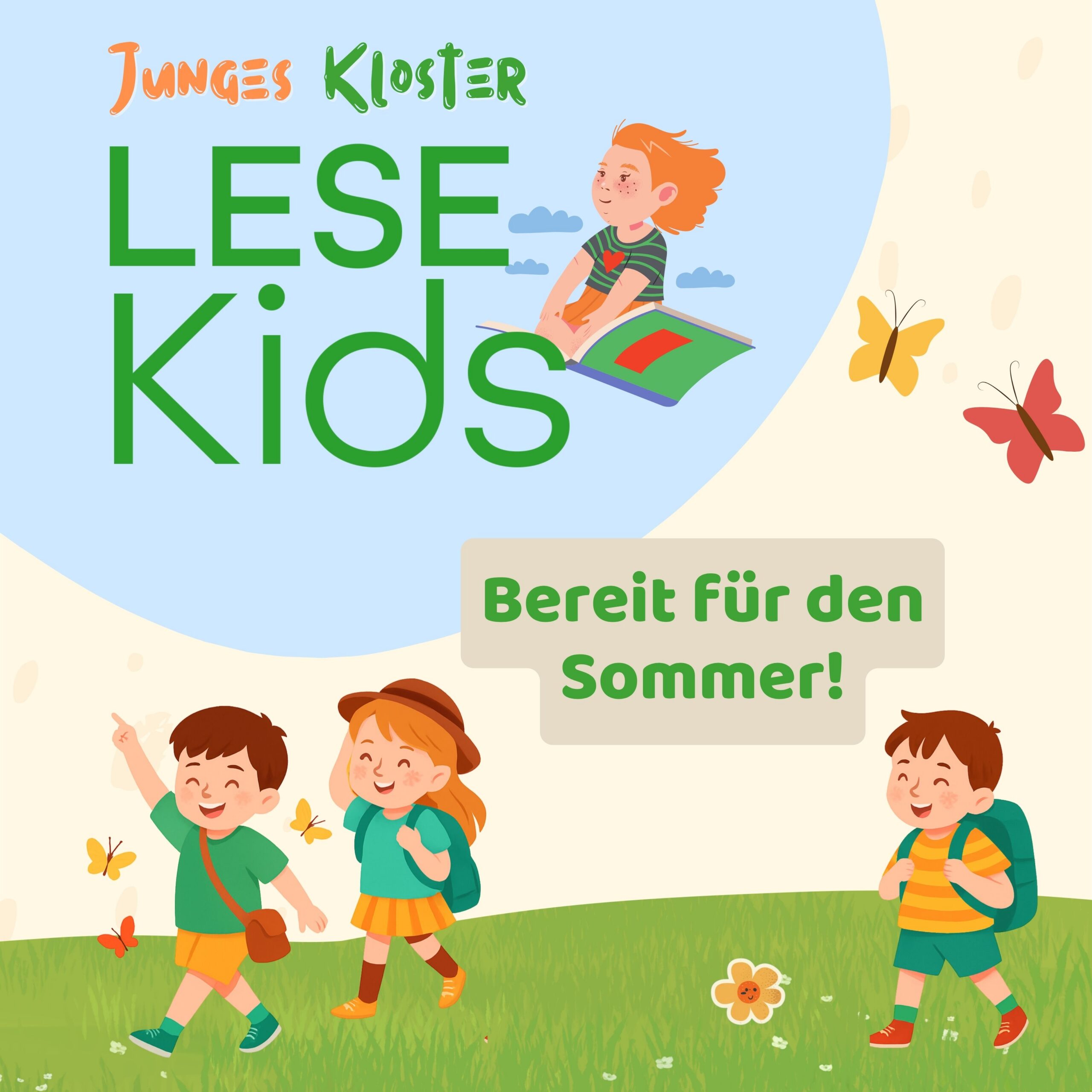 Eine Ankündigung zu einem LeseKids-Termin im Kloster Wiedenbrück.