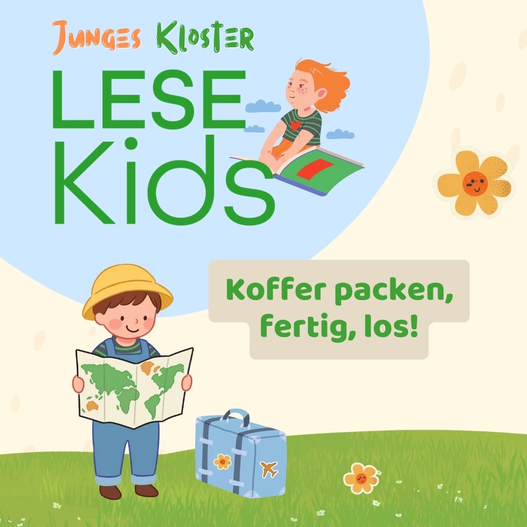 Eine Ankündigung zu einem LeseKids-Termin im Kloster Wiedenbrück.