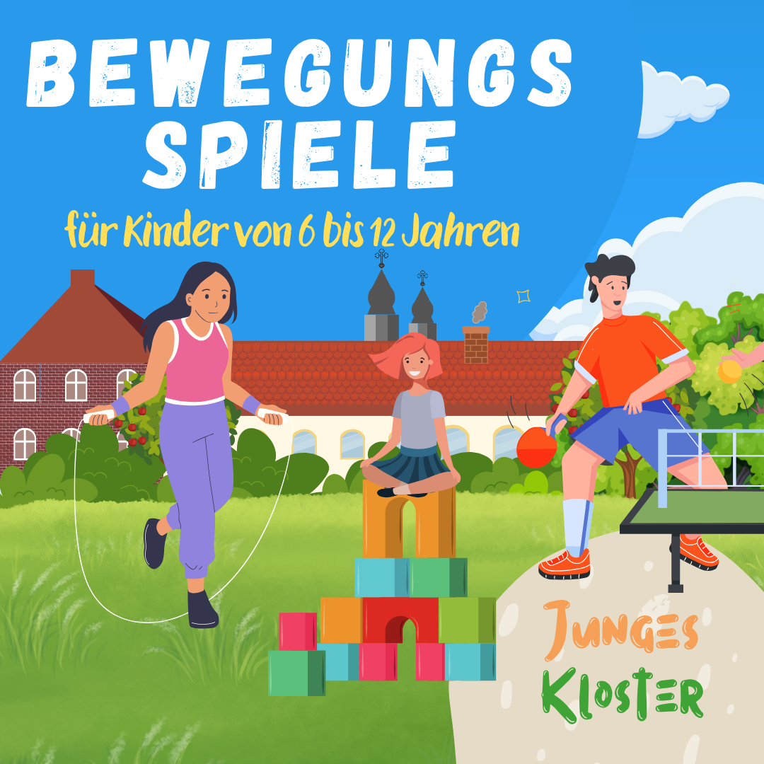 Bewegungspiele im Klostergarten